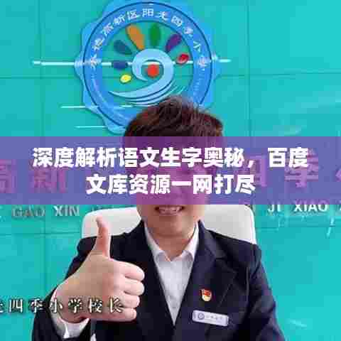 深度解析语文生字奥秘，百度文库资源一网打尽
