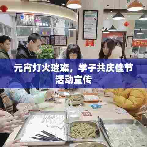 元宵灯火璀璨，学子共庆佳节活动宣传