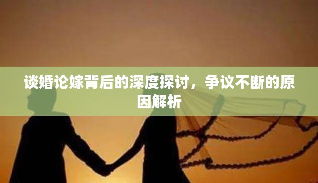 谈婚论嫁背后的深度探讨,争议不断的原因解析