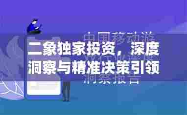 二象独家投资，深度洞察与精准决策引领市场风向标