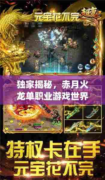 独家揭秘,赤月火龙单职业游戏世界的神秘面纱