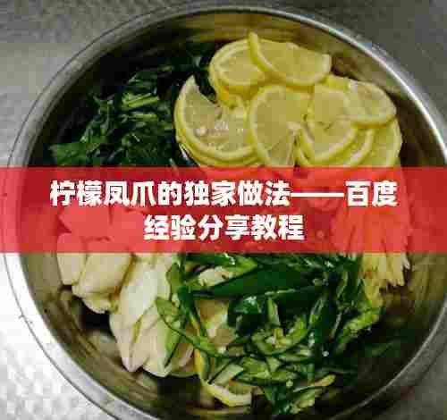 柠檬凤爪的独家做法——百度经验分享教程