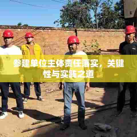 参建单位主体责任落实,关键性与实践之道