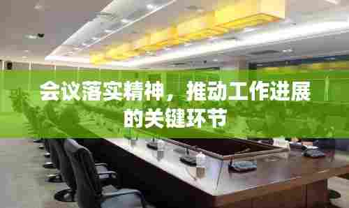 会议落实精神,推动工作进展的关键环节