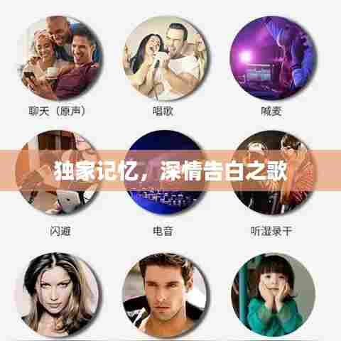 独家记忆,深情告白之歌