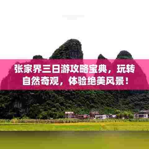 张家界三日游攻略宝典,玩转自然奇观,体验绝美风景!