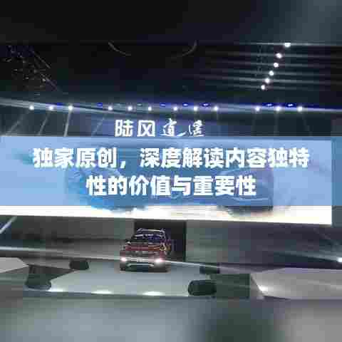 独家原创,深度解读内容独特性的价值与重要性