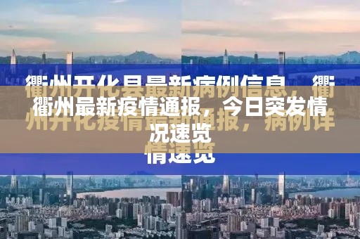 衢州最新疫情通报，今日突发情况速览