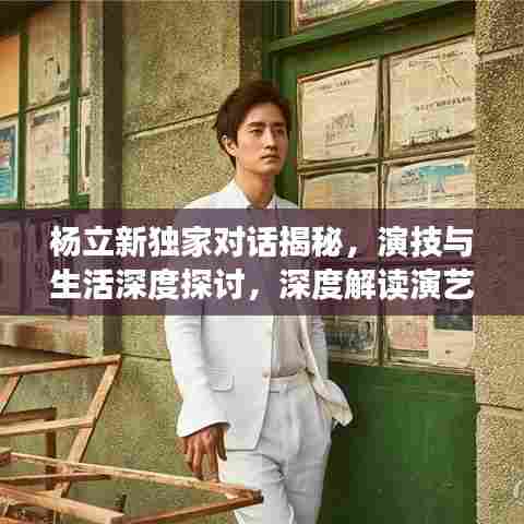 杨立新独家对话揭秘,演技与生活深度探讨,深度解读演艺人生