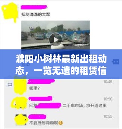 濮阳小树林最新出租动态,一览无遗的租赁信息