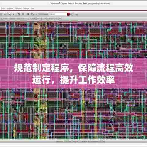 规范制定程序,保障流程高效运行,提升工作效率