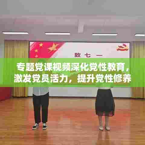 专题党课视频深化党性教育,激发党员活力,提升党性修养新篇章
