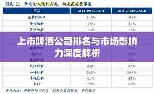 上市啤酒公司排名与市场影响力深度解析