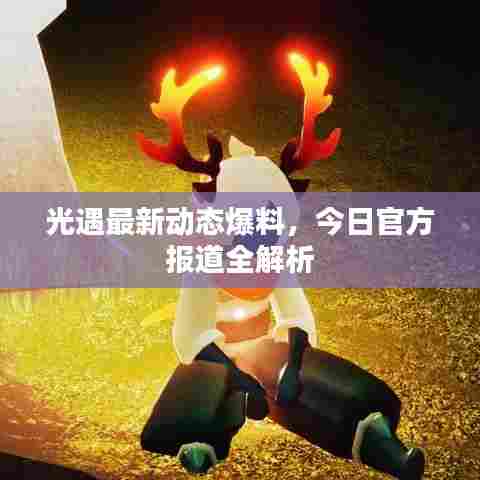 光遇最新动态爆料,今日官方报道全解析