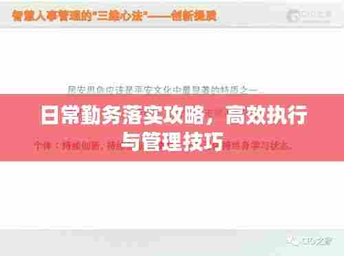 日常勤务落实攻略，高效执行与管理技巧