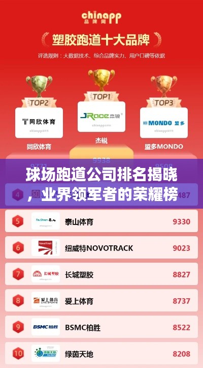 球场跑道公司排名揭晓,业界领军者的荣耀榜单