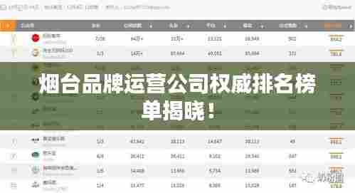 烟台品牌运营公司权威排名榜单揭晓!