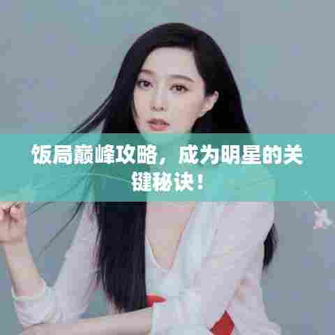 饭局巅峰攻略，成为明星的关键秘诀！