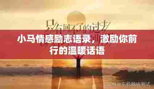 小马情感励志语录,激励你前行的温暖话语