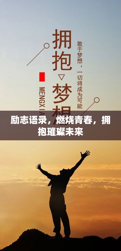 励志语录,燃烧青春,拥抱璀璨未来