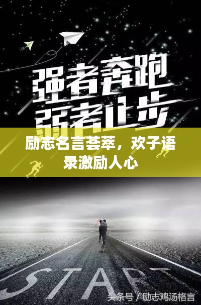励志名言荟萃,欢子语录激励人心