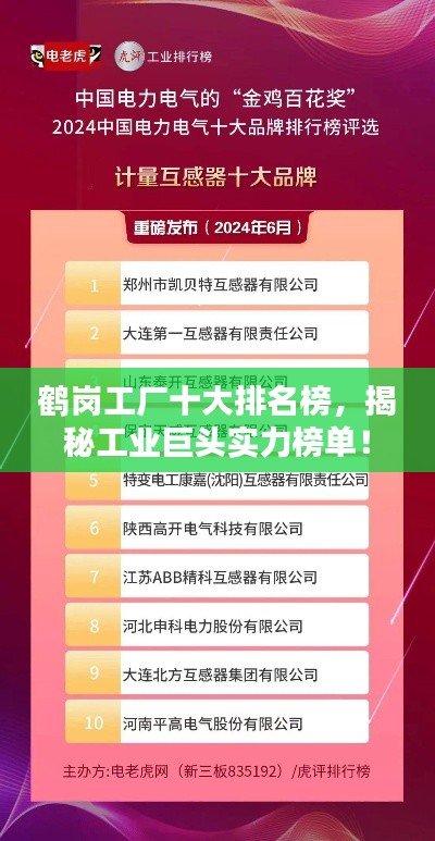 鹤岗工厂十大排名榜，揭秘工业巨头实力榜单！