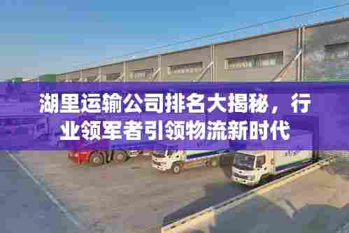 湖里运输公司排名大揭秘,行业领军者引领物流新时代