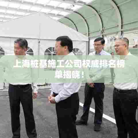 上海桩基施工公司权威排名榜单揭晓!