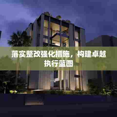 落实整改强化措施,构建卓越执行蓝图