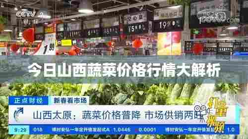 今日山西蔬菜价格行情大解析