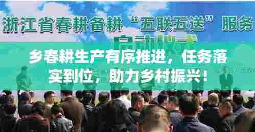 乡春耕生产有序推进,任务落实到位,助力乡村振兴!