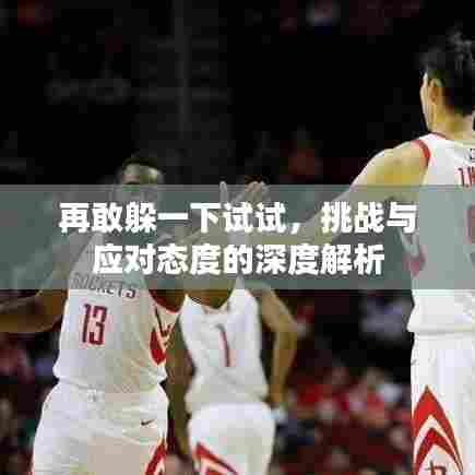 再敢躲一下试试，挑战与应对态度的深度解析