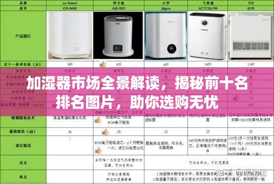加湿器市场全景解读,揭秘前十名排名图片,助你选购无忧