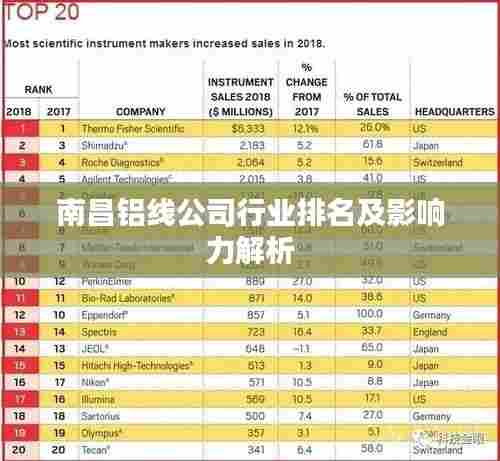 南昌铝线公司行业排名及影响力解析