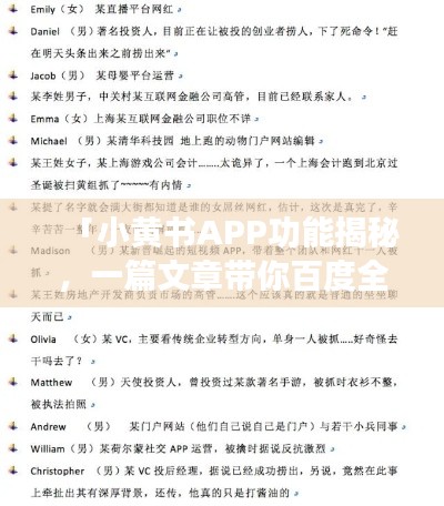 「小黄书APP功能揭秘,一篇文章带你百度全面解析」